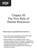 The New Role of Human Resources