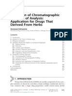 Validation of Chromatographic Methods of Analysis of Drugs Derived From Herbs