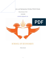 School of Economics: Matrices Manipulation and Optimization Problem With R Studio