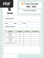 6° Examen Bloque Ii Marzo2023