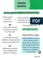 Mapas Mentais - Nutrição Esportiva