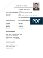 Curriculum Vitae: Datos Personales