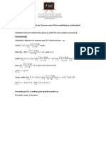 Demonstracao Do Teorema Entre Diferenciabilidade e Continuidade