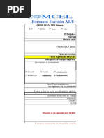 Formato Versión ALU:: IP Gprs Sync Otro