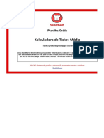 Calculadora de Ticket Médio: Planilha Grátis