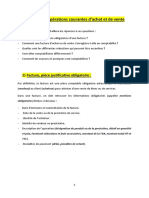 Chapitre 2: Opérations Courantes D'achat Et de Vente: 1) Facture, Pièce Justificative Obligatoire