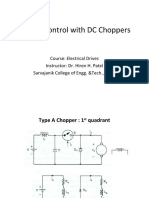 Chopper Fed DC Motor - Speed Control