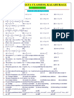 (Algebra) PLE, AP, QE - MCQ 2021