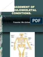 Management of Musculoskeletal Disorders