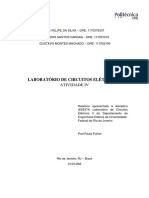 Relatório Circuitos Eletricos UFRJ