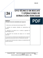 Apoyo Técnico en Rescate Y Operaciones de Extracción Vehicular