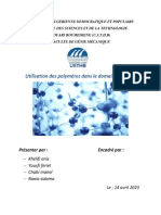 Utilisation Des Polymères Dans Le Domaine Médical