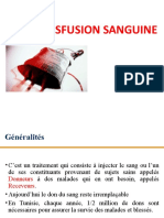 La Transfusion Sanguine