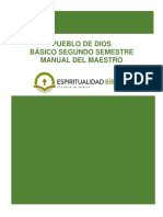 Pueblo de Dios Básico Segundo Semestre Manual Del Maestro