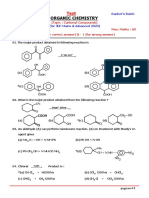 Answer Test-1 ON CARBONYL COMPOUNDS.