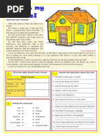 Read The Text Carefully.: Answer The Questions About The Text. Fill in The Table About Peter's House Peter's House