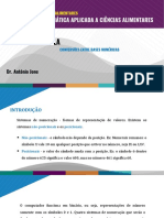 Informática Aplicada A Ciências Alimentares