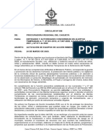 Circular Sobre Reclutamiento Forzado en El País