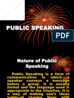 Public Speaking