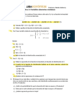 Práctica 3: Variables Aleatorias Continuas