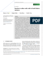 Agronomy Journal - 2022 - Clay - Restoring Ecological Function To Saline Sodic Soils in South Dakota With Perennial Grass