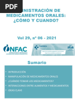 Presentacion INFAC Vol 29 6 Medicamentos-Orales Como Cuando