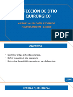 Clasificacion de Heridas Quirurgicas Dra Saldaña