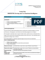 BSBPEF502 Session Plan