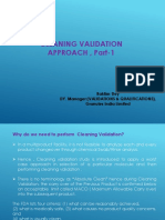 Cleaning Validation Approach 1