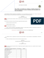 Dispõe Sobre Os Quadros de Cargos E Funções Públicas Do Município Estabelece O Plano de Carreira Dos Servidores E Dá Outras Providências