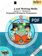 Reading and Writing Skills: Quarter 4 - Module 9