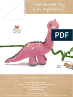 Amigurumi Toy Cute Diplodocus