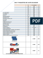 Lista de Precios y Paquetes de 4life Ecuador