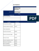 Descriptor de Puesto: Nombre Del Puesto Departamento Reporta A Nombre Del Colaborador Misión Del Puesto