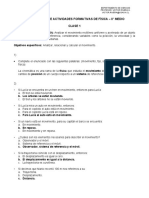 Solucionario de Actividades Formativas de Física - Ii° Medio Clase 1