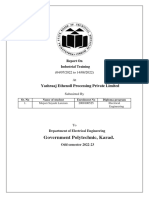 Industrial Training Report Suyash