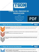 Actividad 18 - Etapas Del Proceso de Produccion