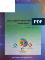 Minuta de Relatório de Análise de Impacto Regulatório Sobre Boas Práticas em Farmácias - Serviços de Assistência À Saúde em Farmácias