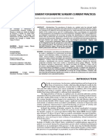 Psychological Assessment For Bariatric Surgery: Current Practices