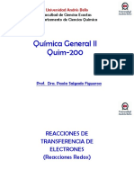 Química General II Quim-200: Facultad de Ciencias Exactas Departamento de Ciencias Química