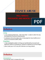 Drugs and Substance Abuse