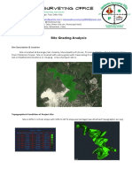 Mosqueda Surveying Office: Site Grading Analysis