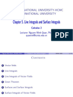 Chapter 5. Line Integrals and Surface Integrals: Vietnam National University-Hcmc International University