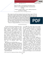 Understanding The Effects of Prompting Immediately After Problem Behavior Occurs During Functional Communication Training