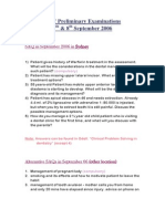 ADC September 2006 Priliminary Examination.