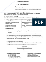 Evs-Class 4 - L.no-23 Pochampalli & L.no-24 Home and Abroad-Notes