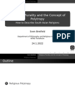 Religious Plurality and The Concept of Polytropy: How To Describe South Asian Religions