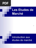 Les Etudes de Marché