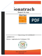 Sonatrach: Rapport de Stage