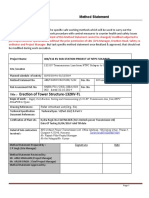 Erection of Tower Structure-132KV-TL: Method Statement